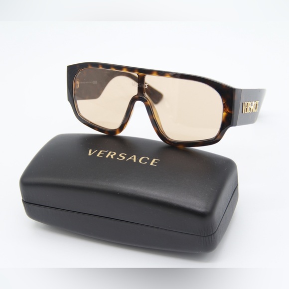 NEW VERSACE VE4439 108/73 UNISEX SHIELD SUNGLASSES VERSACE VE 4439 MOD4439 - Picture 3 of 11